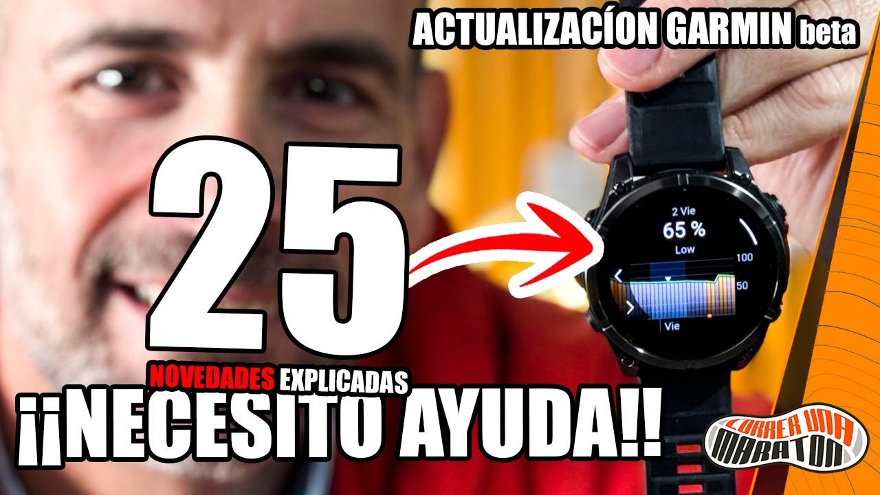 25 novedades explicadas: Actualización Garmin Beta. ¡Necesito ayuda!