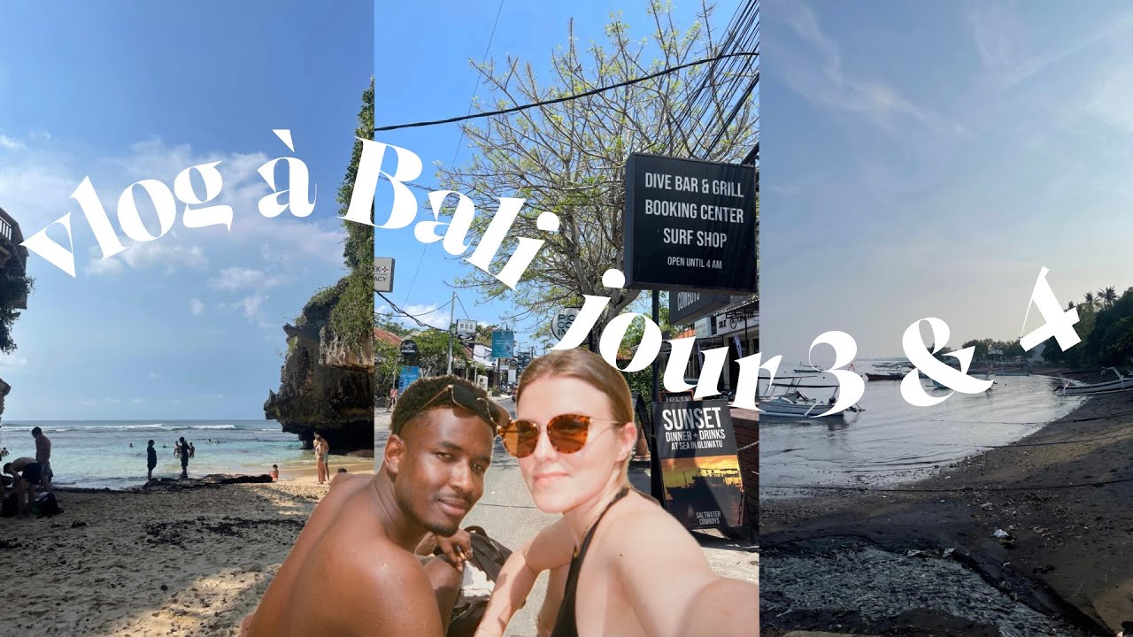 Vlog à Bali J3 & J4 : Plages d’Uluwatu et nage magique avec les dauphins🌊🐬