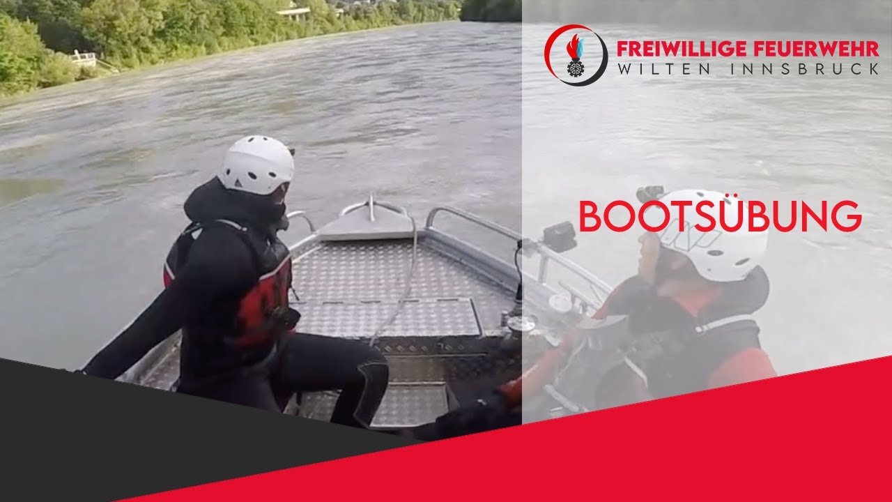 🚤 Bootsübung am Inn in Innsbruck - Wir nehmen dich mit