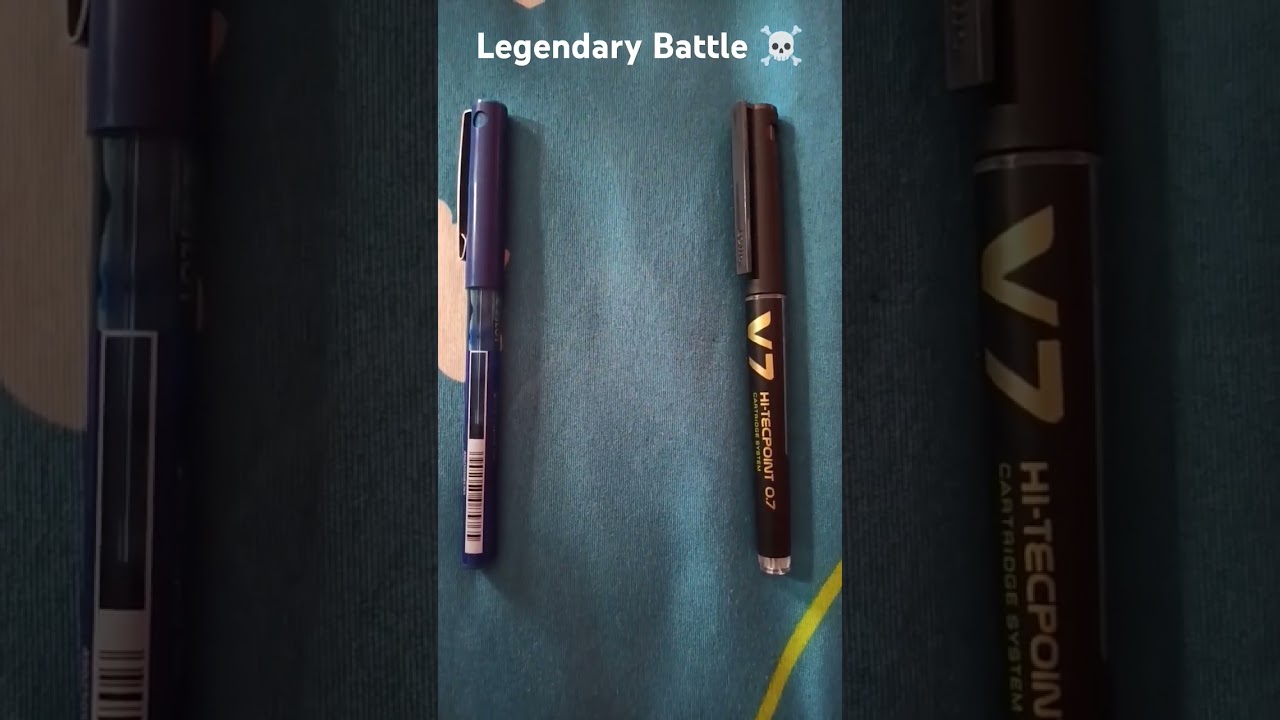 Pilot V7 Cartridge VS Pilot V7 Non Cartridge Legendary Battle ☠️
