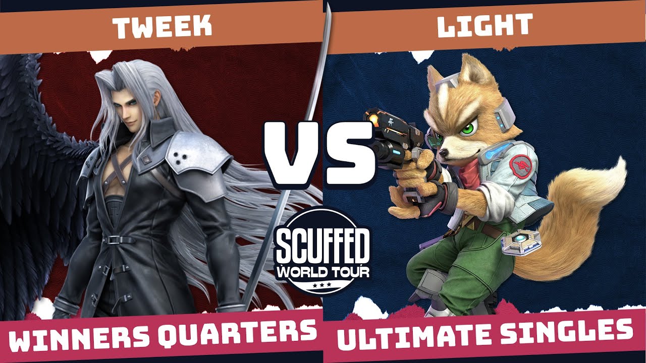 Scuffed World Tour Winners Quarters - Tweek (Sephiroth) Vs. Light (Fox) Smash Ultimate-SSBU