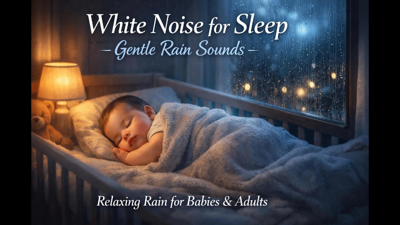 White noise 5h - Rain sound/ Белый шум/ Weißes Rauschen/ Tiếng ồn trắng