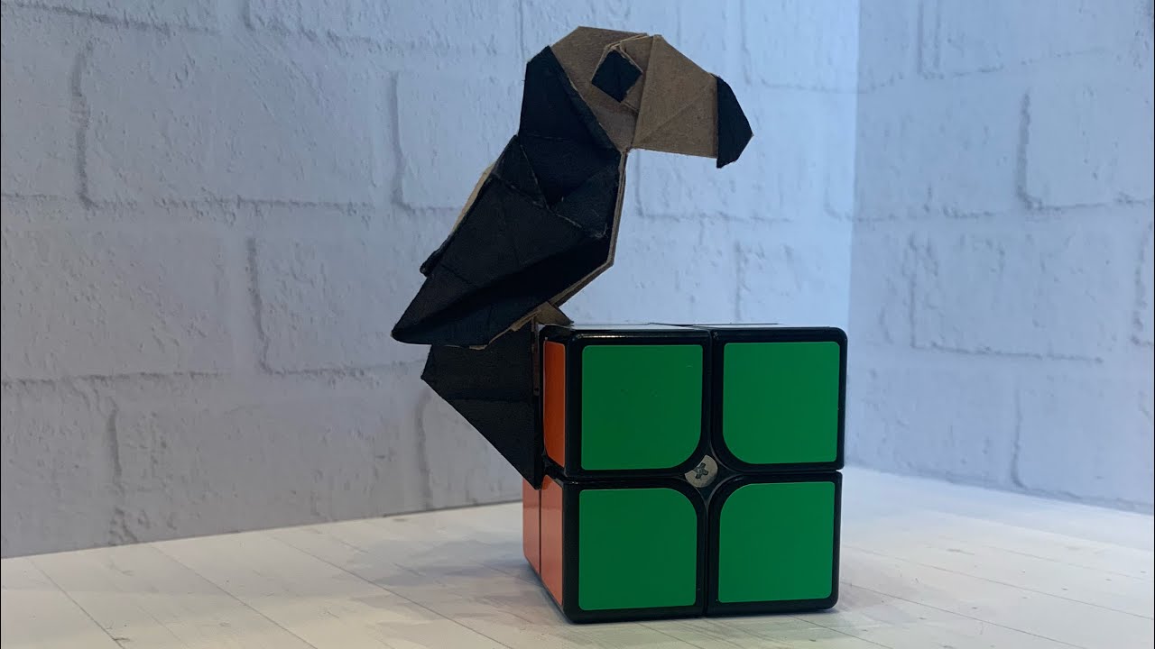 Оригами тукан/origami Toucan
