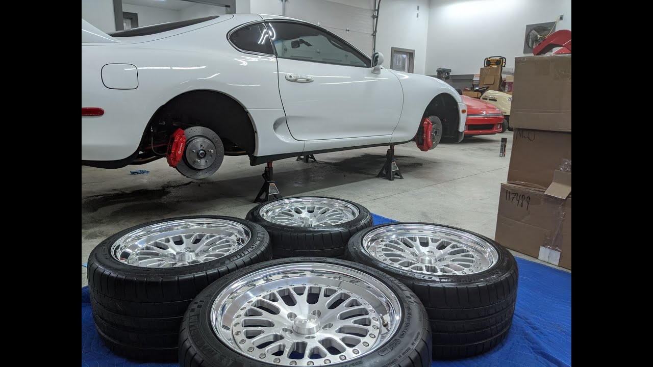 Supra MKIV SRT8 BBK Caliper Install with CCW Classics