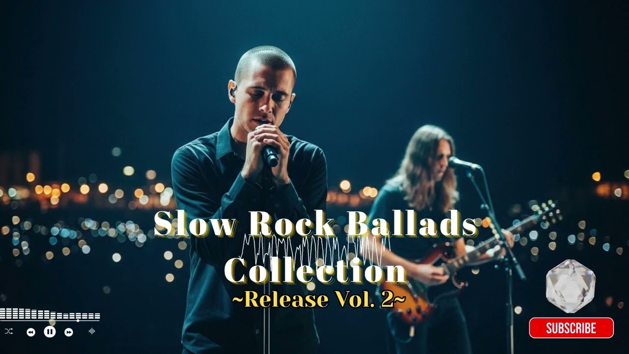 🌙 Slow Rock Midnight Flow | Soft Love Songs for Late Night Relaxation