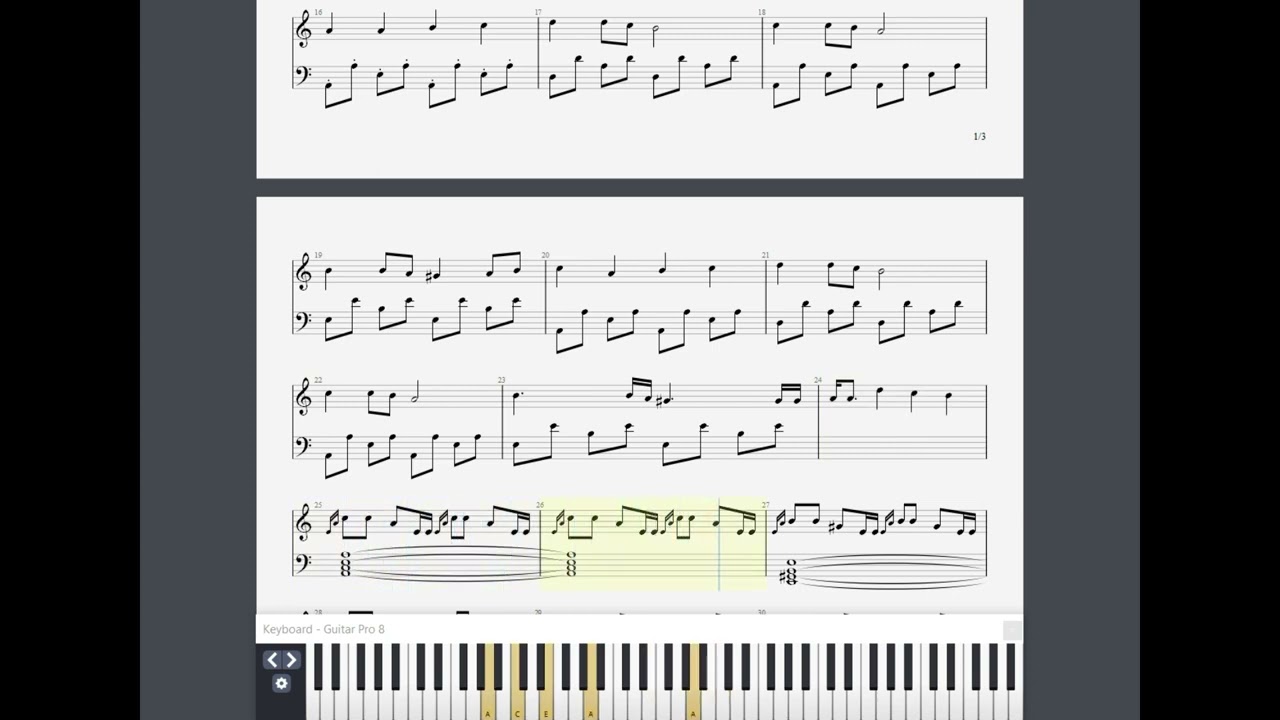 MORGENSHTERN Черный Русский Ноты Играть на пианино Караоке MIDI INSTRUMENTAL @mmdcrew