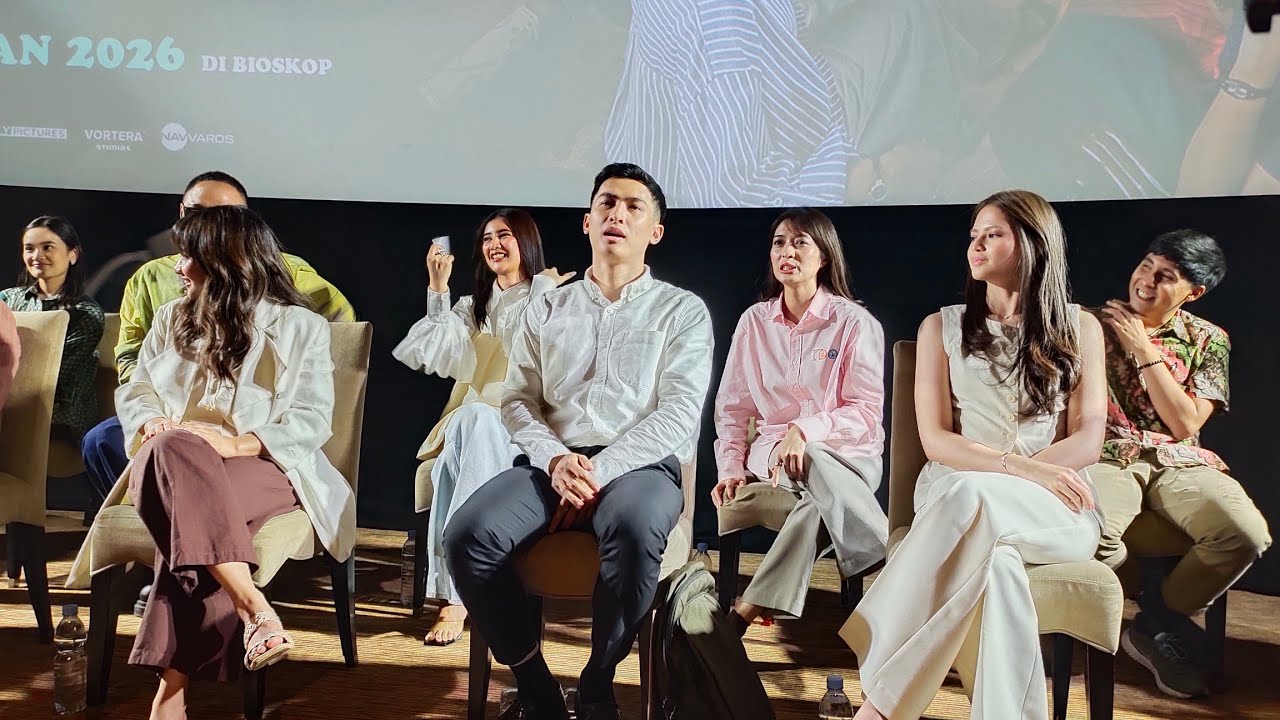 ARDIT ERWANDHA, ADZANA ASHEL, MAUDY EFFROSINA, AFGAN di KONFERENSI PERS FILM TUNGGU AKU SUKSES NANTI