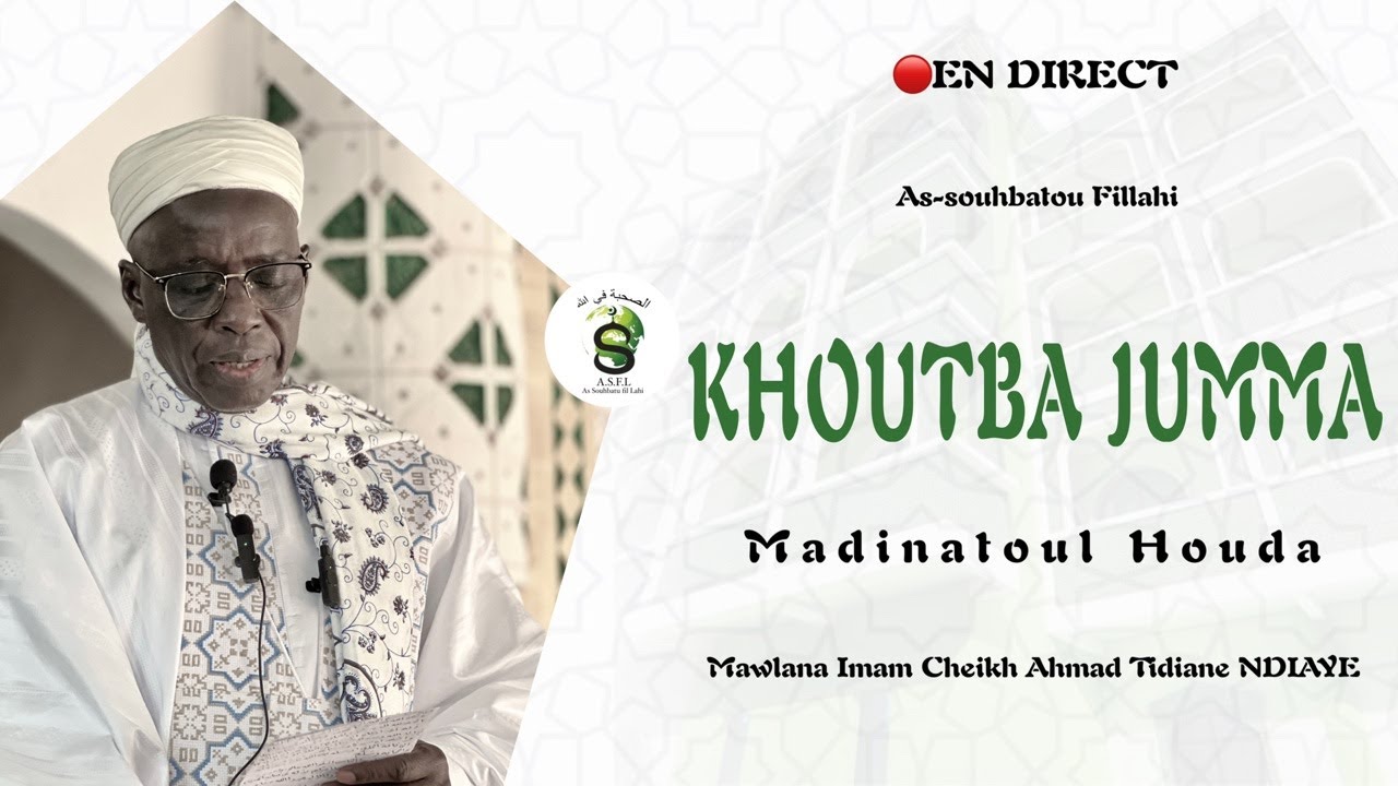 🚨En Direct: Khoutba Jumma Du Vendredi 6 février 2026 À Madinatoul Houda avec Mawlana Imam Cheikh