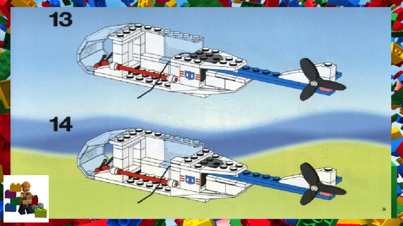 LEGO instructions - Town - CoastGuard - 6342 - Beach Rescue Chopper
