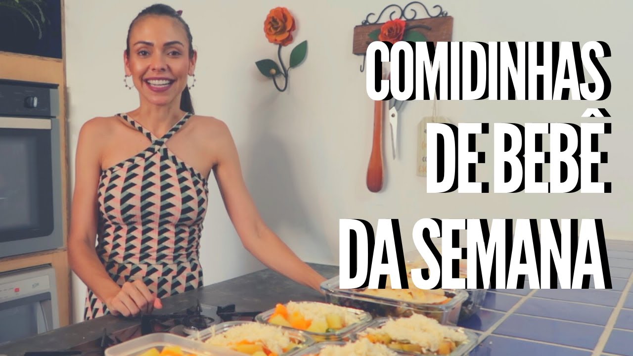 COMO FAZER AS MARMITAS DA SEMANA PARA SEU BEBÊ + COMIDA ORGÂNICA | Mãecasei