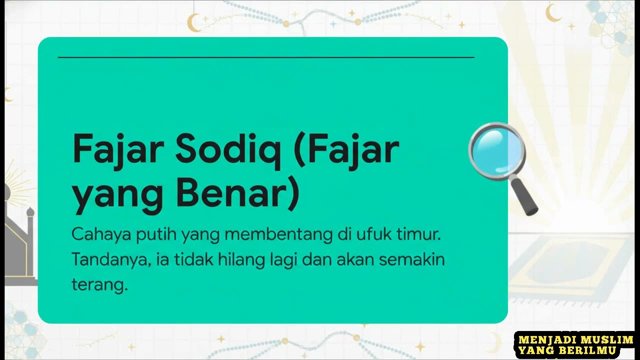 KUNCI IBADAH DI BULAN RAMADHAN