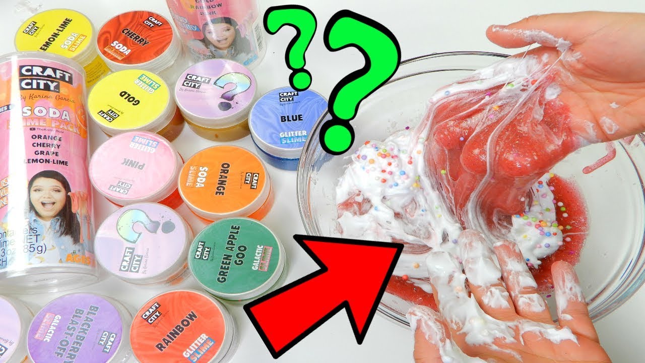 MODIFICO ed UNISCO SLIME COSTOSI di KARINA GARCIA con LA RUOTA MISTERIOSA!