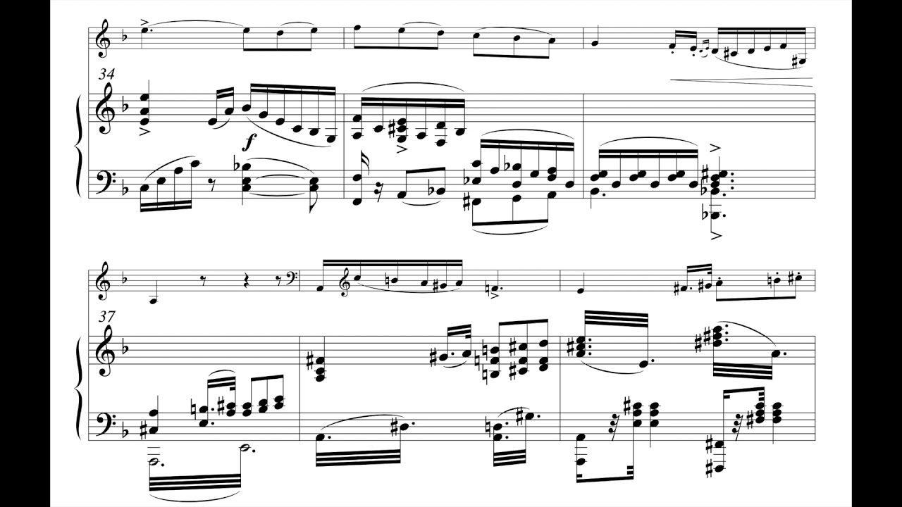 Bottesini - Double Bass Concerto in A minor, 2nd Mov. (piano accompaniment)