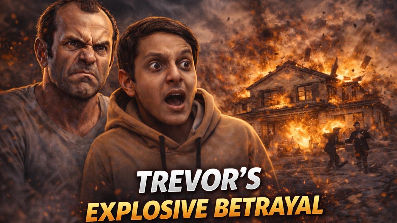 Biggest Explosion in GTA 5 Story Mode 🔥 Hindi