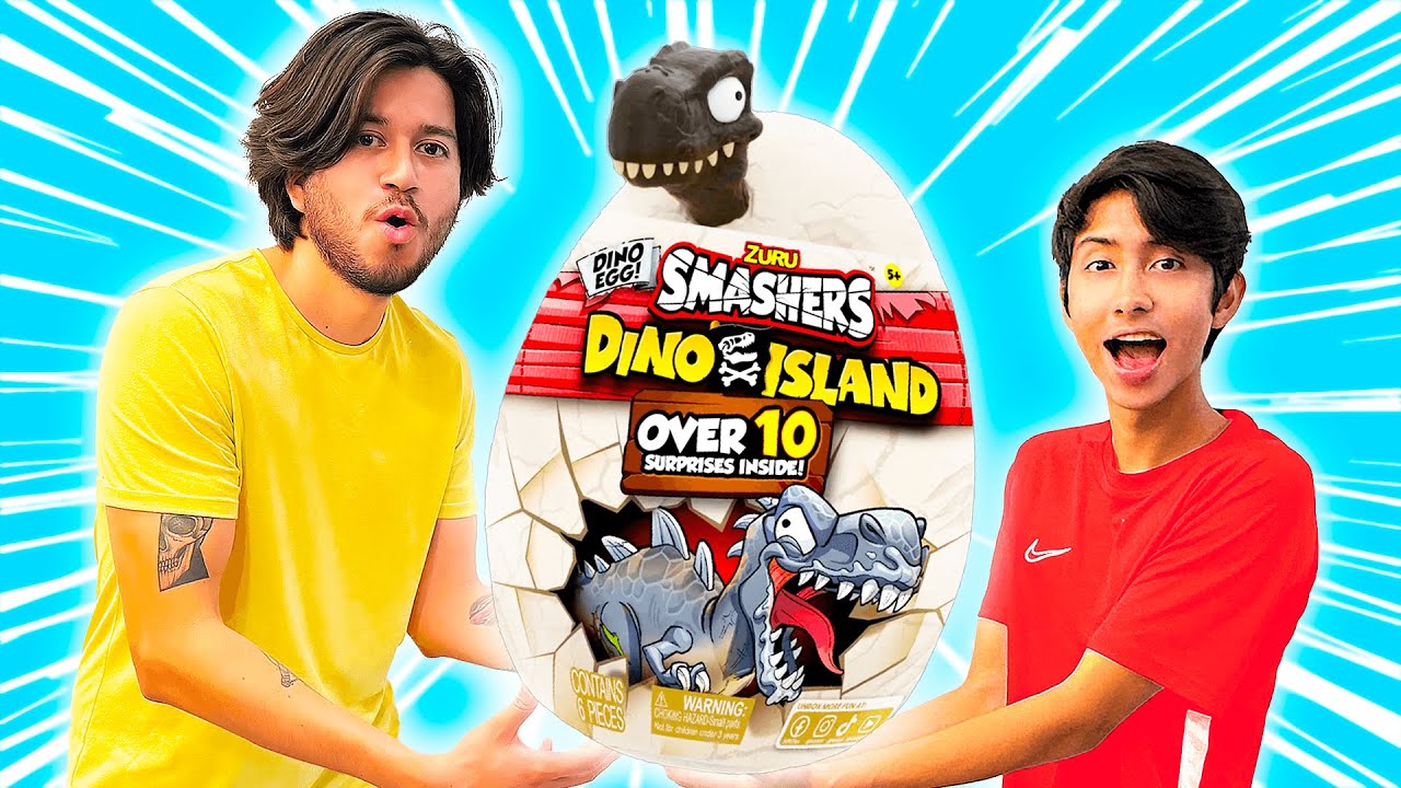 ¡ENCONTRAMOS UN HUEVO GIGANTE CON 25 SORPRESAS DENTRO! - BROLAND