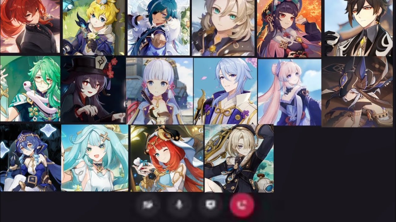 If My Favourite Genshin Characters Were In A Discord Call [TWs in Desc]