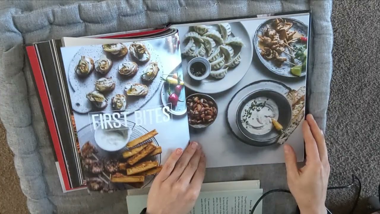 Нежный ASMR-просмотр кулинарной книги | Обзор и перелистывание страниц книги «Злая здоровая кулин...