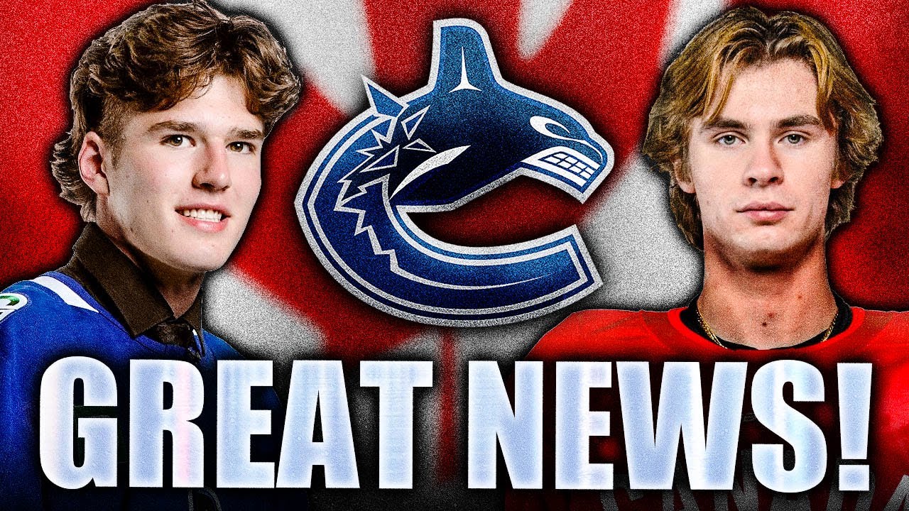 AWESOME CANUCKS NEWS: BRAEDEN COOTES LOOKS BETTER THAN WE THOUGHT + GAVIN MCKENNA HYPE