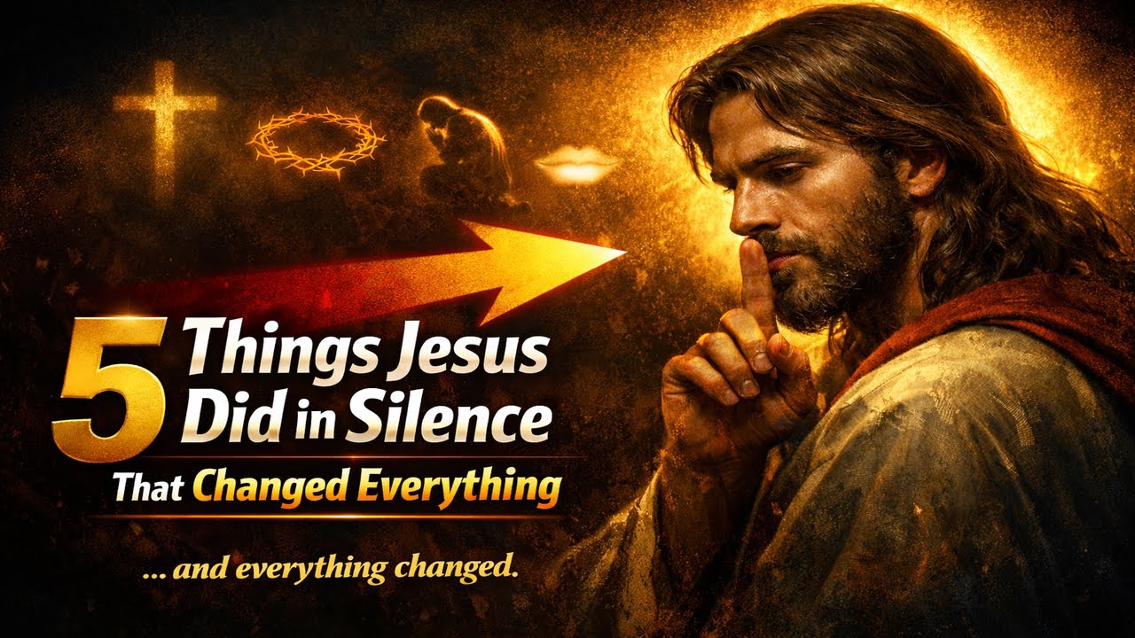 🛡️👀✨ 5 Things Jesus Did in Silence That Changed Everything