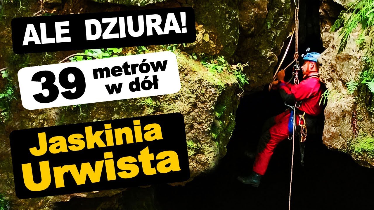 OGROMNY KRATER W ŚRODKU LASU! 😲 JAK TO SIĘ STAŁO? - Jaskinia Urwista #ciekawostki #jaskinia #caving