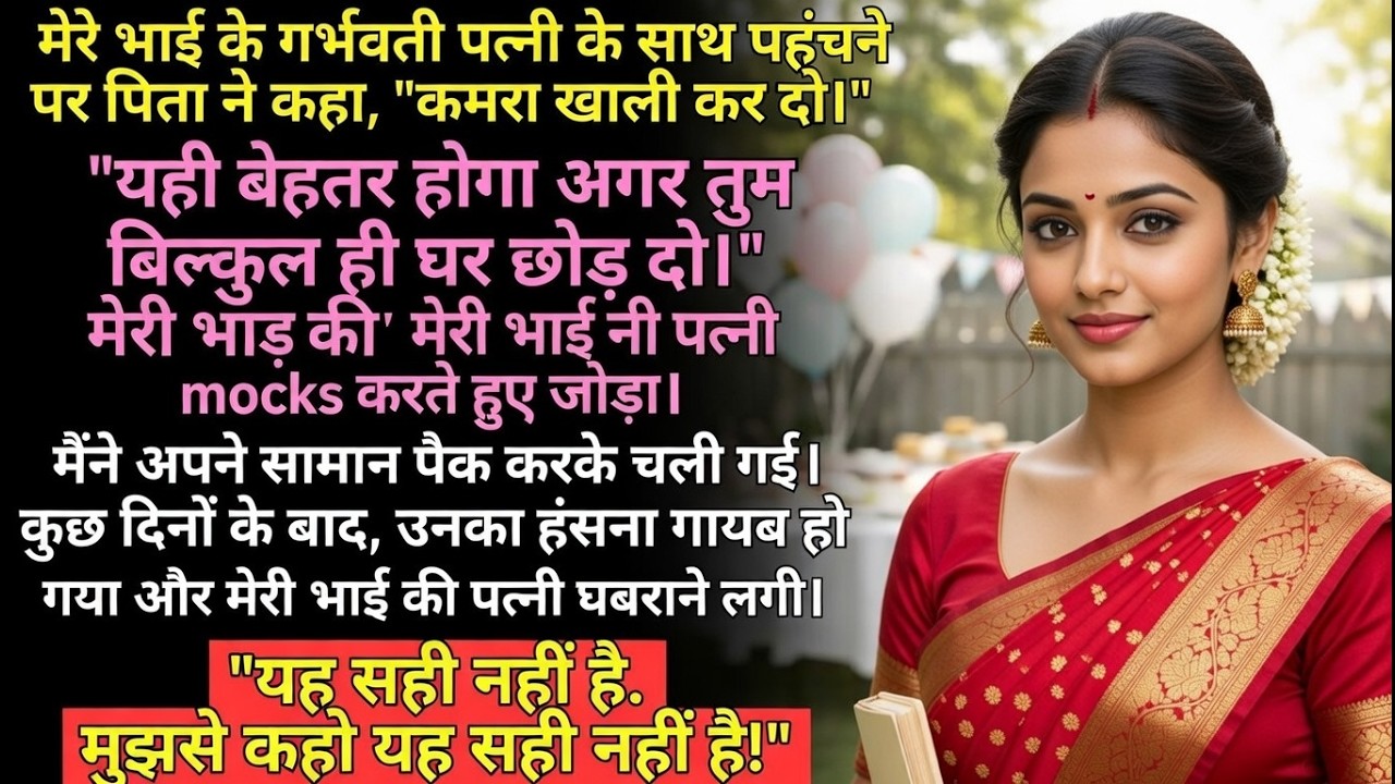 कमरे से बाहर निकलो, मेरे पापा ने कहा जब मेरे भाई ने अपनी पत्नी के साथ प्रवेश किया—वकील ने सबको बेघर