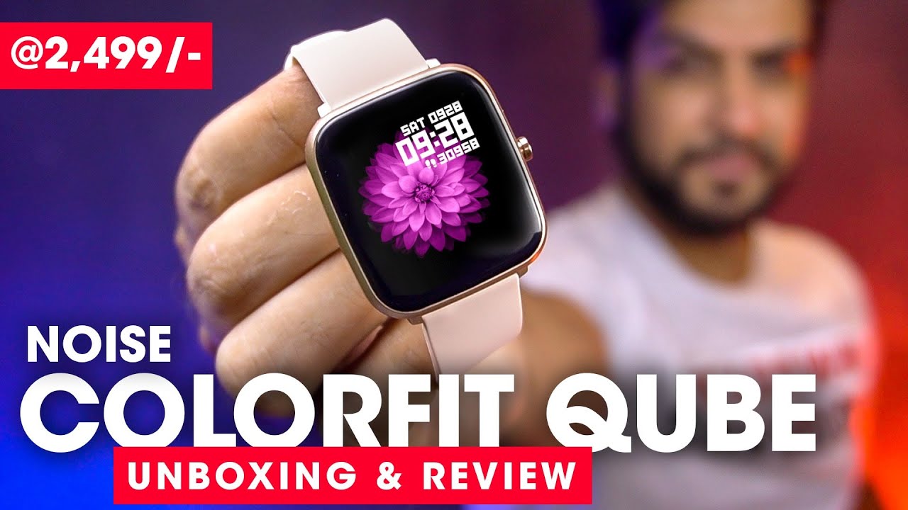 Noise Colorfit Qube Unboxing & Review ⚡️Best Smartwatch 2022 (Hindi) #AmanDhingra