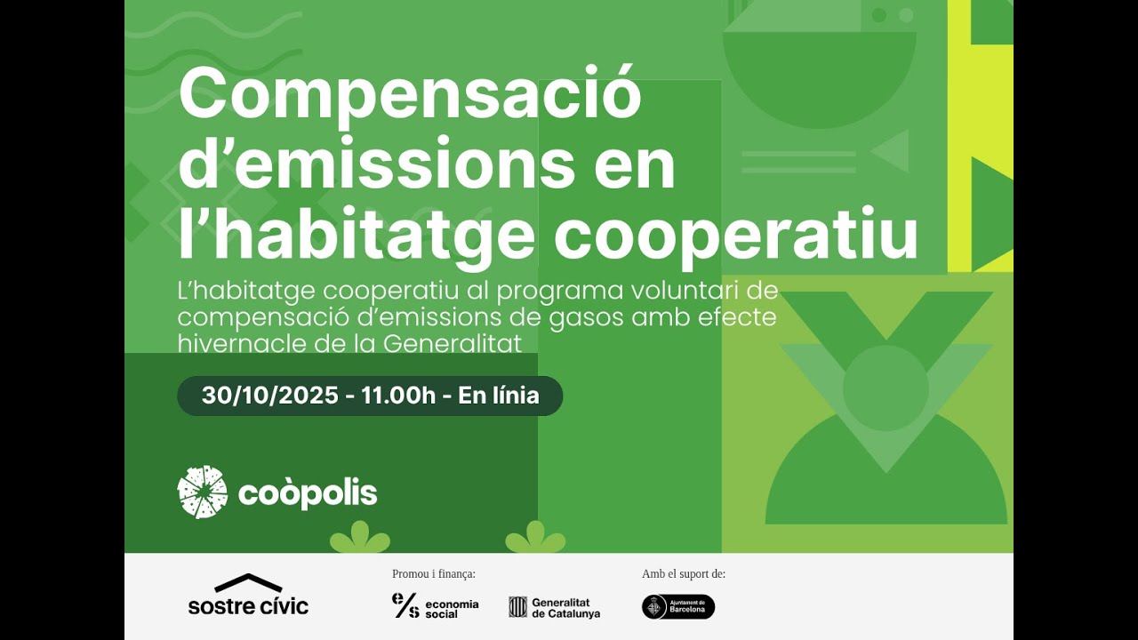 Compensació d’emissions en l’habitatge cooperatiu