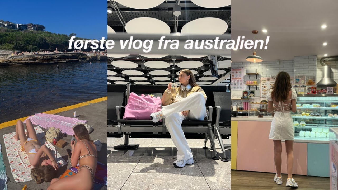 REJS MED MIG TIL AUSTRALIEN: BADER PÅ STRANDEN, INDKØBSTUR, MØD MINE ROOMIES & STARTER I SKOLE?!
