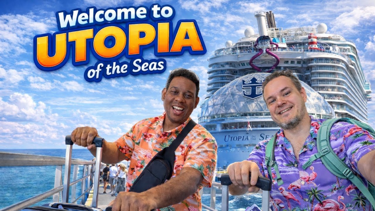 We Finally Boarded! Utopia of the Seas Our First Look!