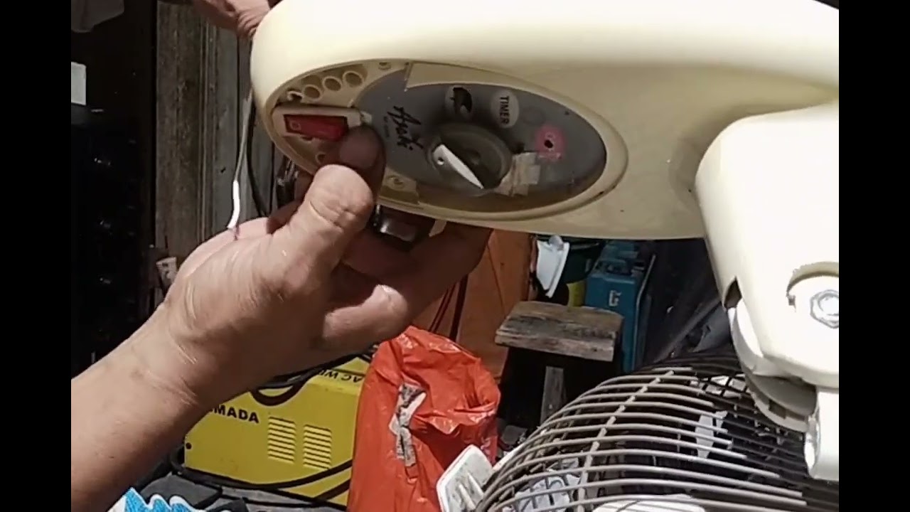 wall fan with remote converted to manual
