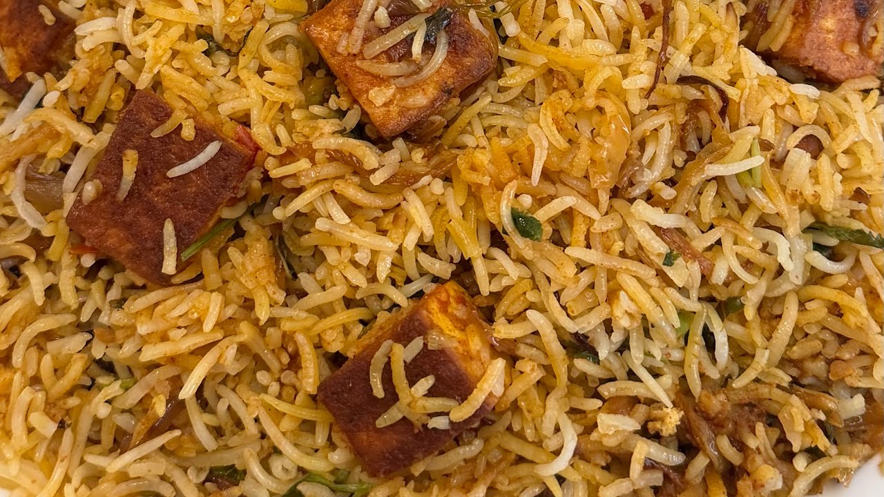 Perfect Paneer Dum Biryani at Home | Step-by-Step Recipe