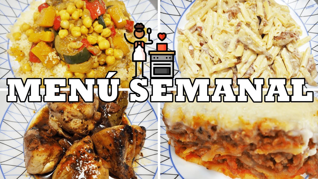 🍝MENÚ SEMANAL | ¿QUE COMEMOS ESTA SEMANA?🍝