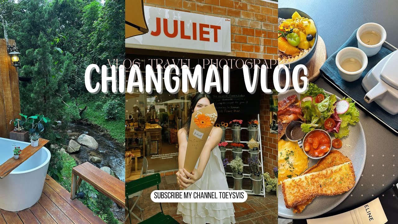 Chiangmai Vlog l พาเที่ยวเชียงใหม่ 4 วัน 3 คืน กินเที่ยวครบจบในทริปเดียว งบ9,400 บาท/คน รวมทุกอย่าง