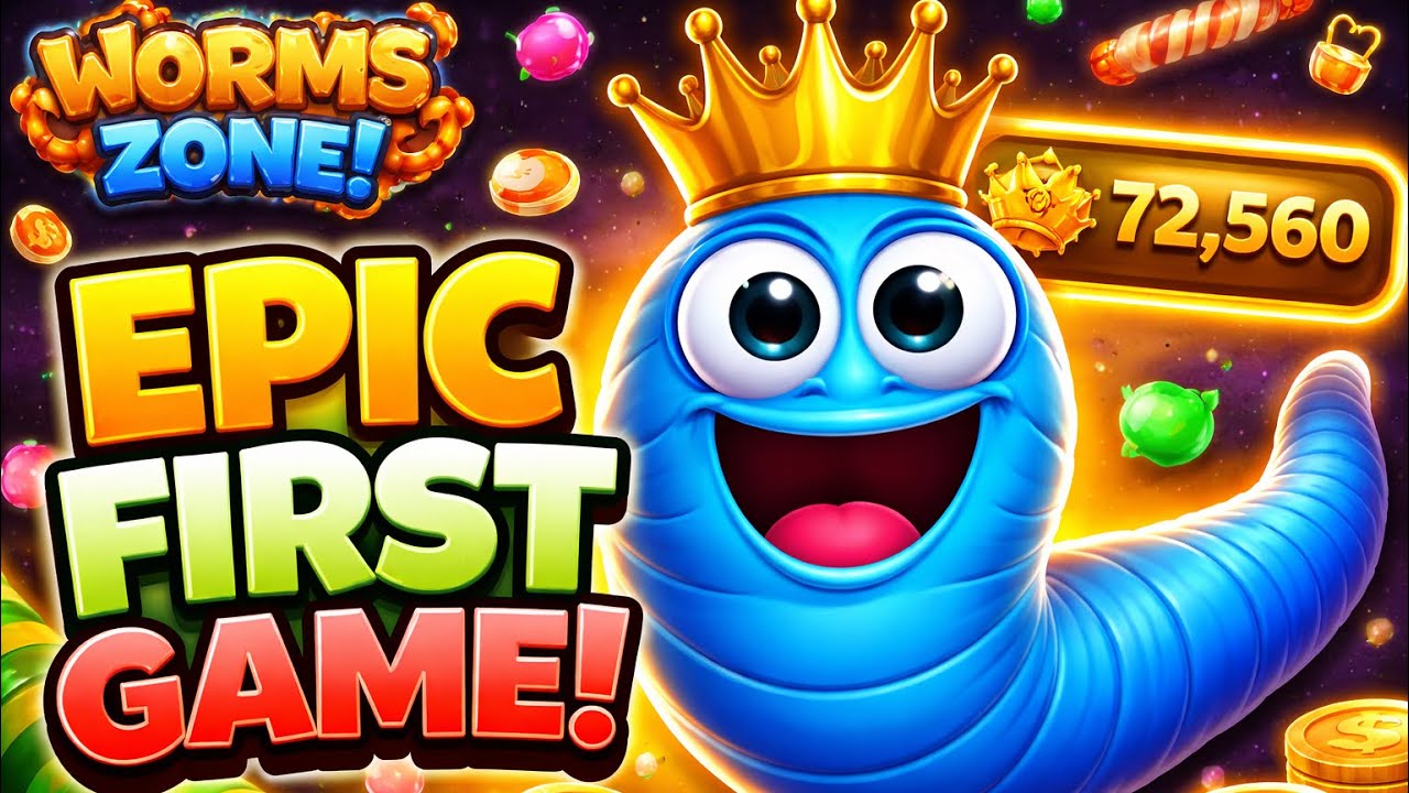 Playing worms zone first time 😈let me know guys which game should I play try next☺️