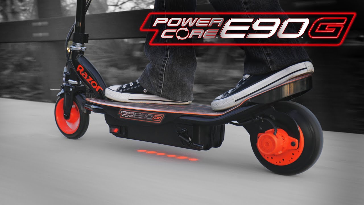 Razor Power Core E90 Glow: Light Up Your Ride!