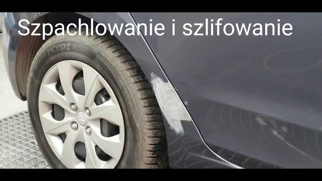 Szpachlowanie i szlifowanie
