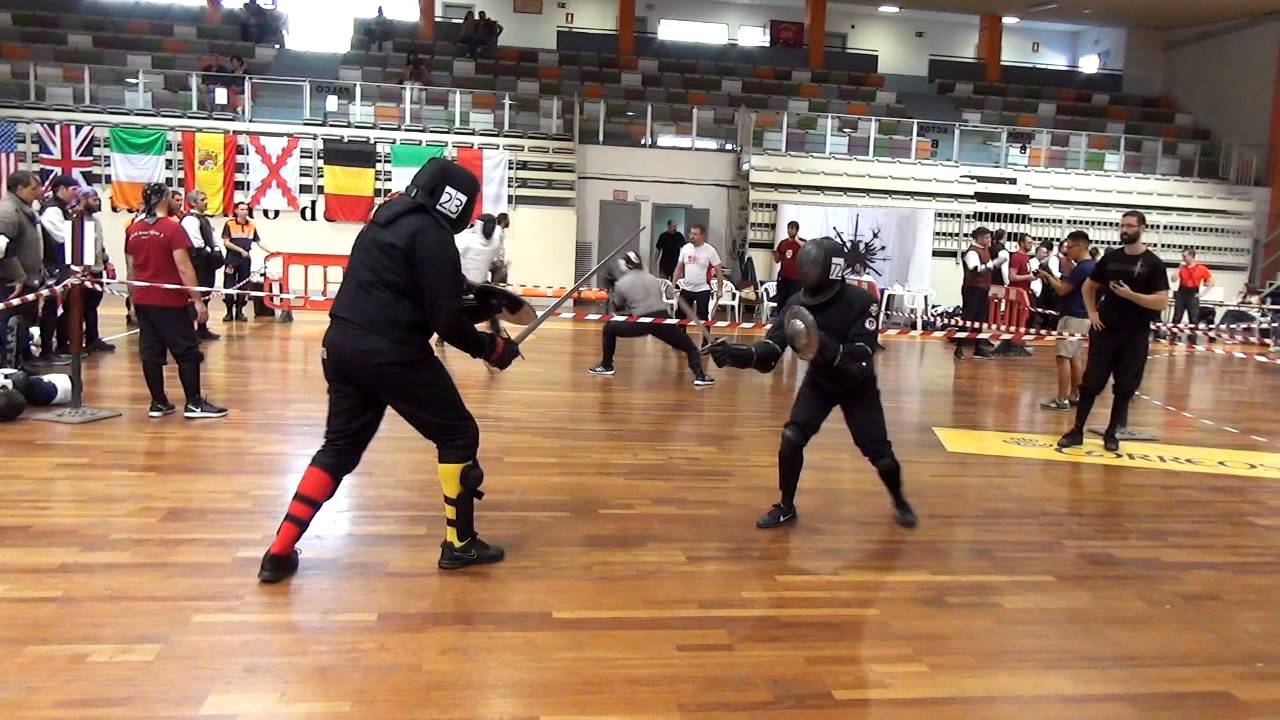 Espada y broquel. Torneo. Toledo 2016