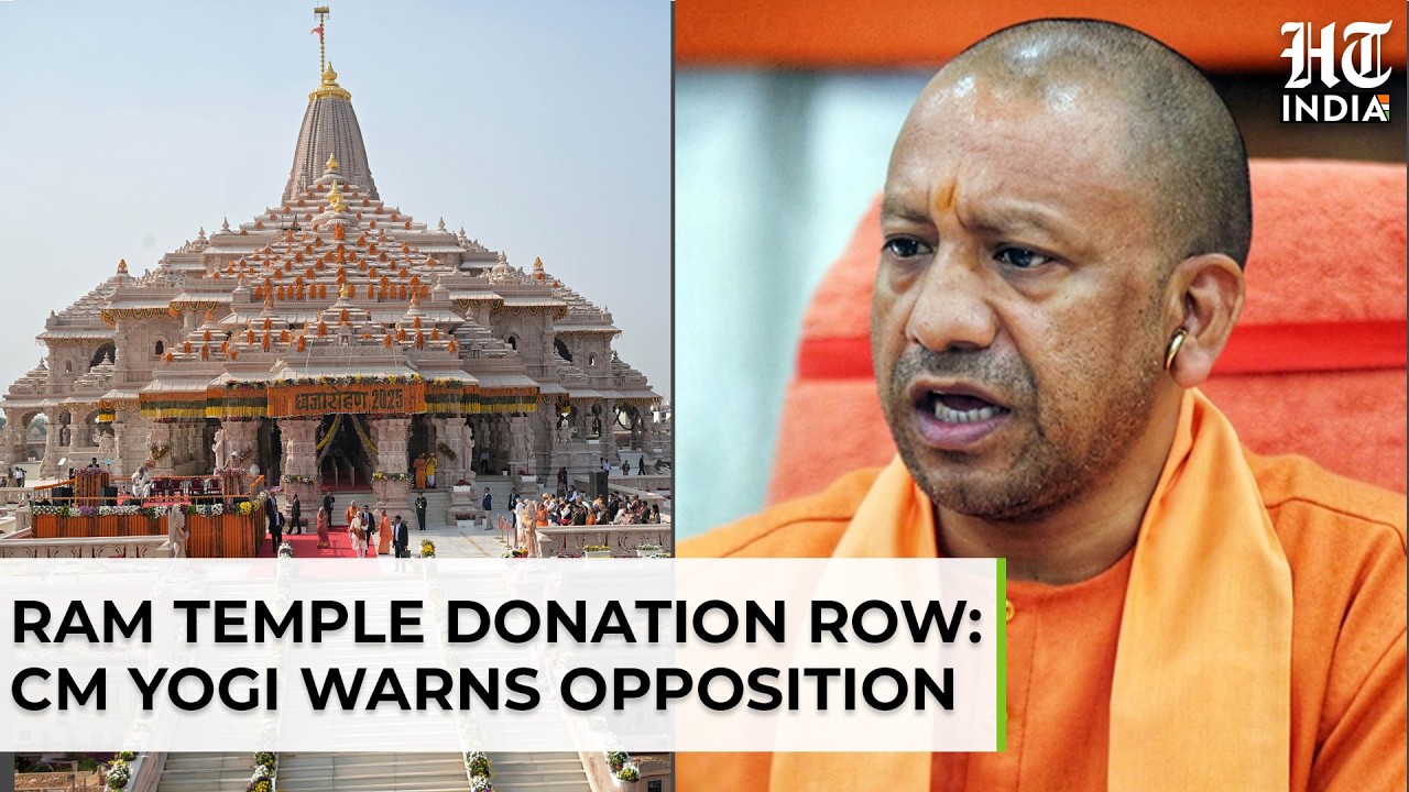 'On Ayodhya, Do Not&hellip;': UP CM Yogi Adityanath's Warning To Opposition Over Ram Temple Donation Row