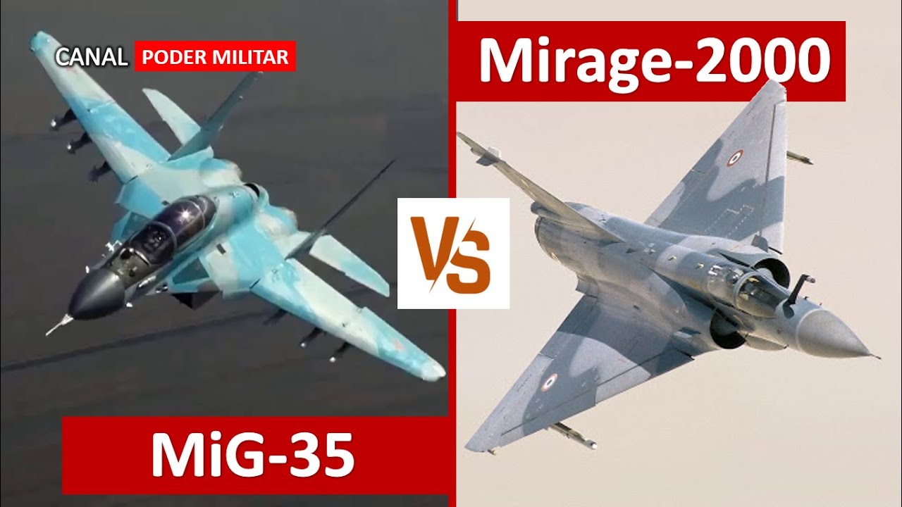 Mirage-2000 vs MiG-35 Comparación