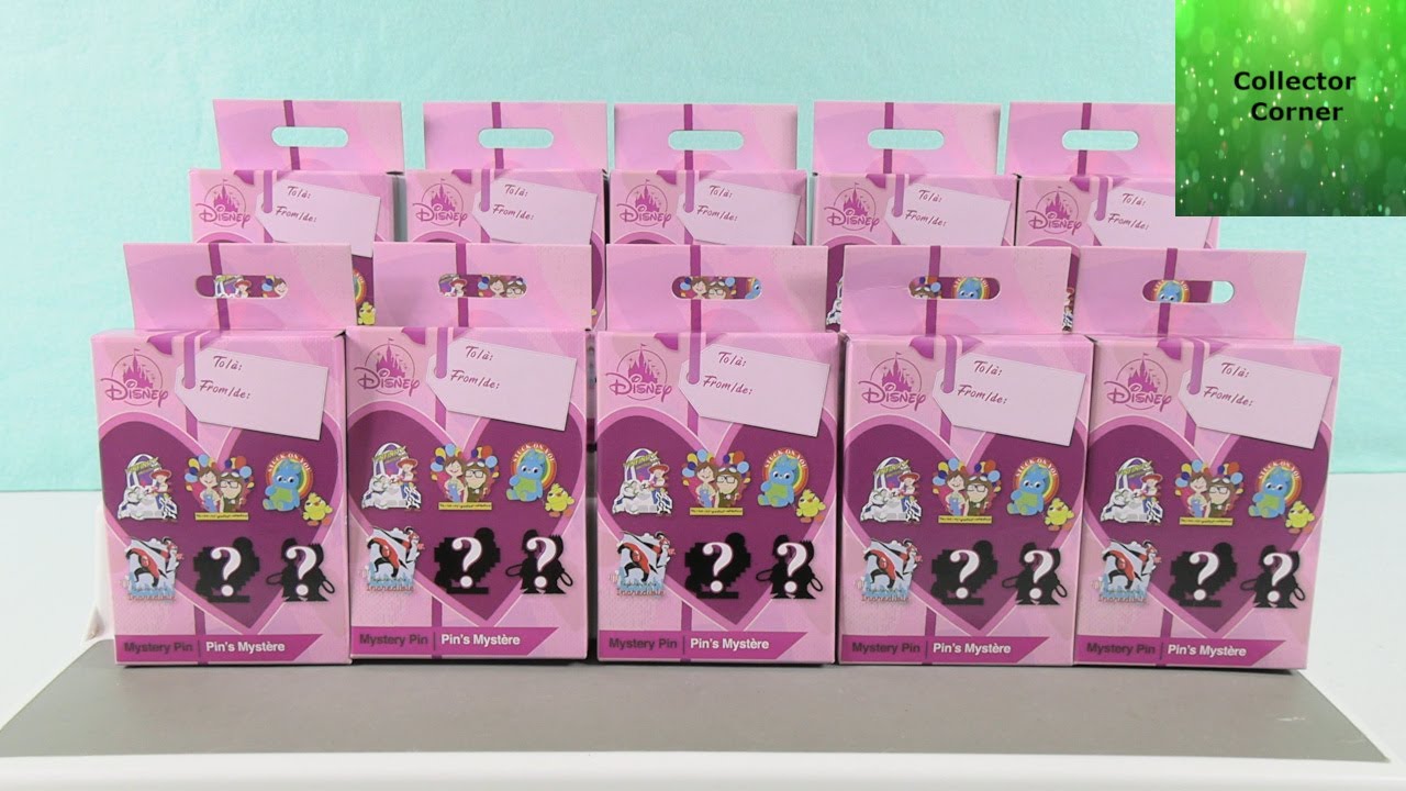 Disney Pixar Valentine Duo Pins Blind Box Mystery Pin Unboxing | CollectorCorner