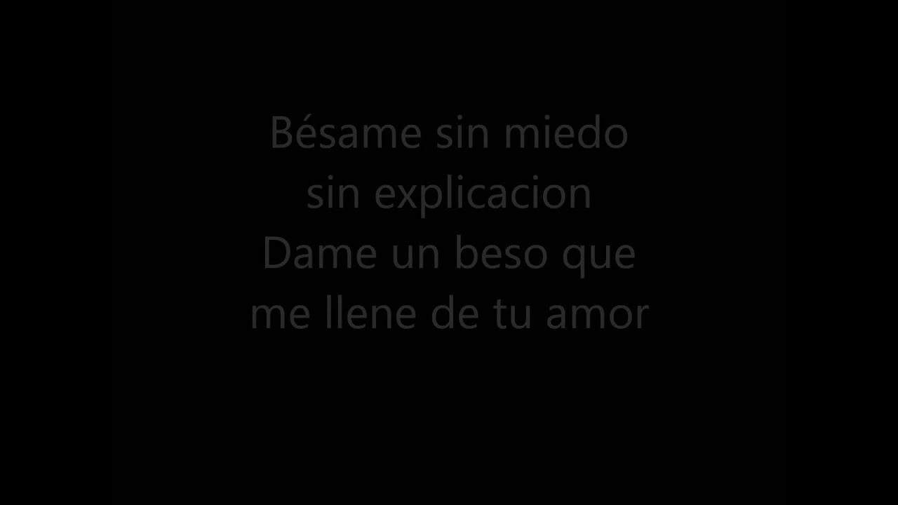 RBD-Bésame sin miedo (with lyrics)