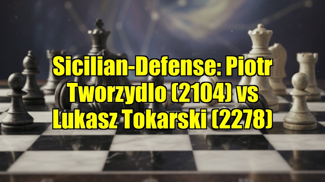 Sicilian-Defense: Piotr Tworzydlo (2104) vs Lukasz Tokarski (2278)