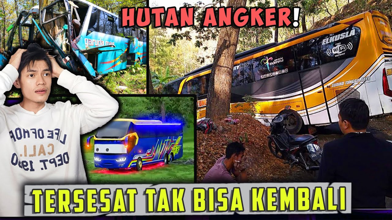 DIGANGGU HANTU❗❗ BUS INI TERSESAT MASUK HUTAN - Dunia Loko - Reaksen