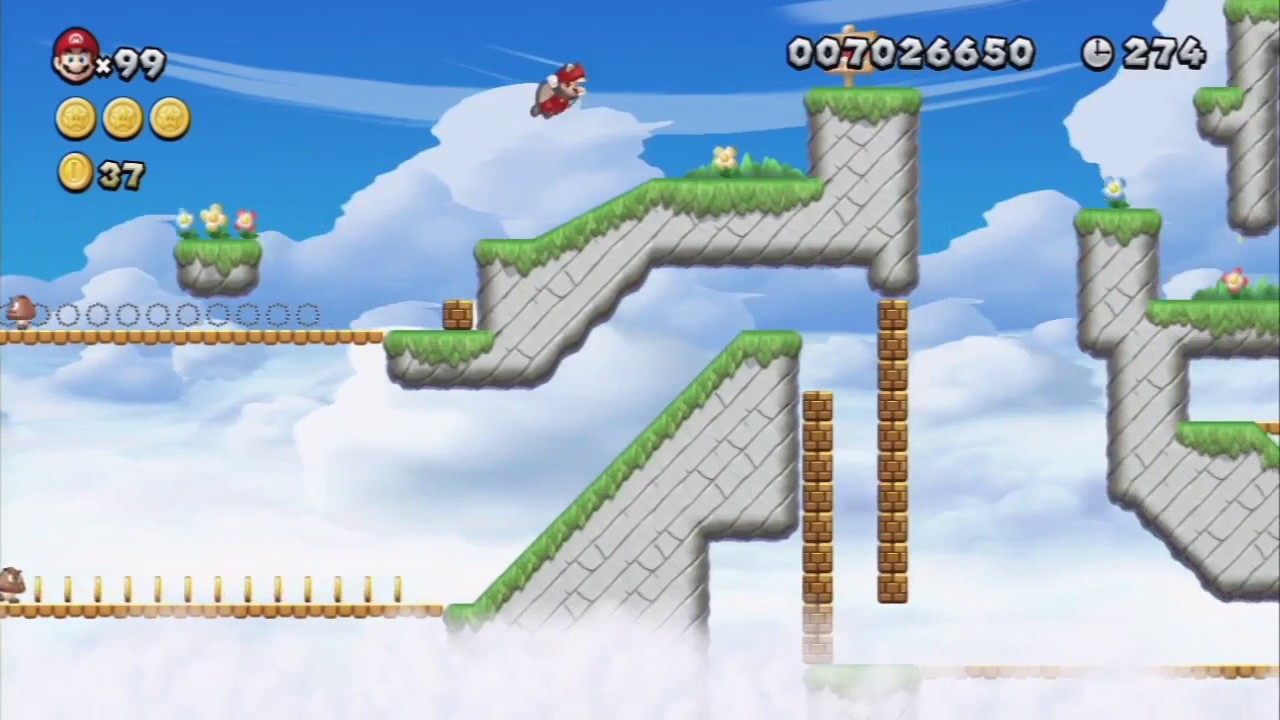 NSMBU - Superstar Road-9 - Follow That Shell! 100% Guide & Stage-By-Stage Speed Runs