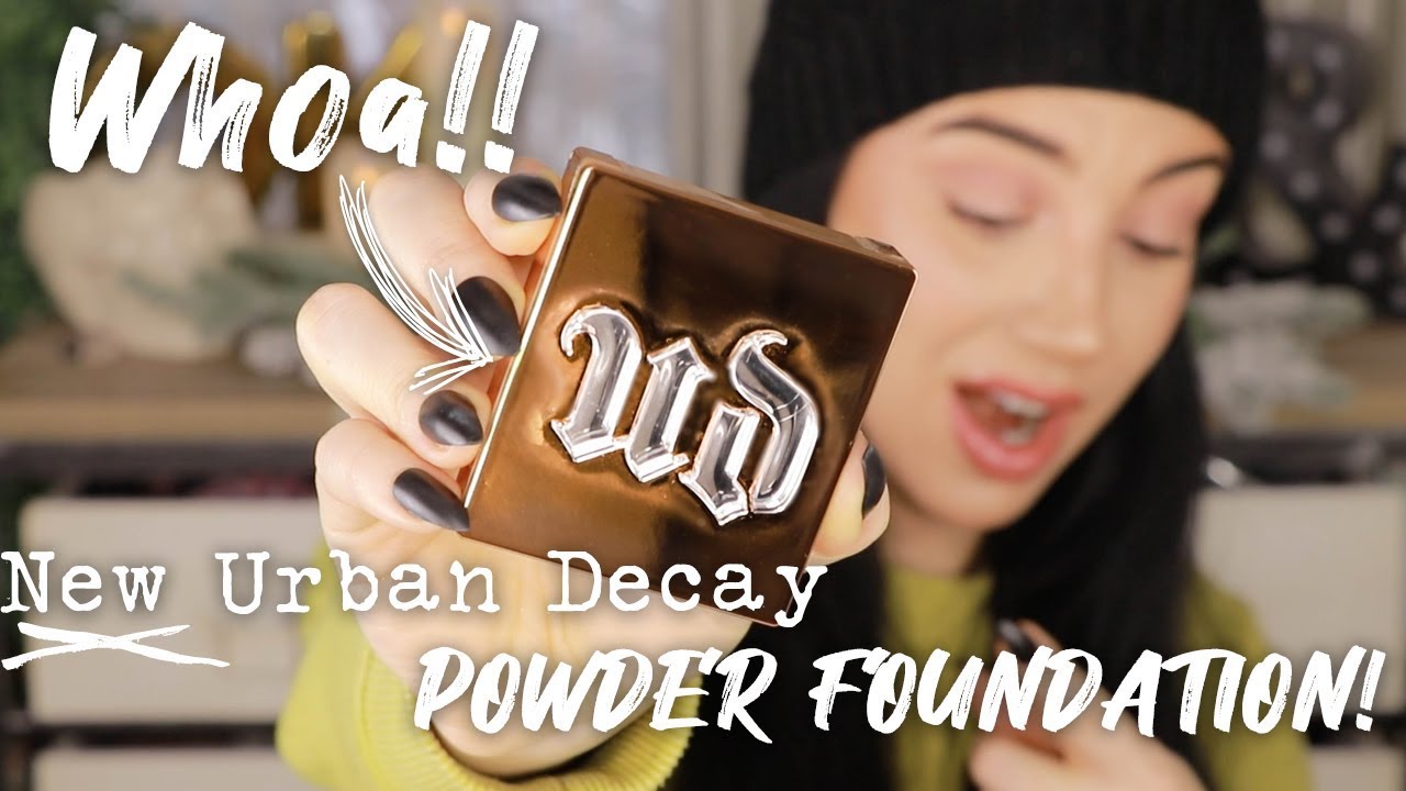 URBAN DECAY POWDER FOUNDATION REVIEW! | New Stay Naked The Fix Powder