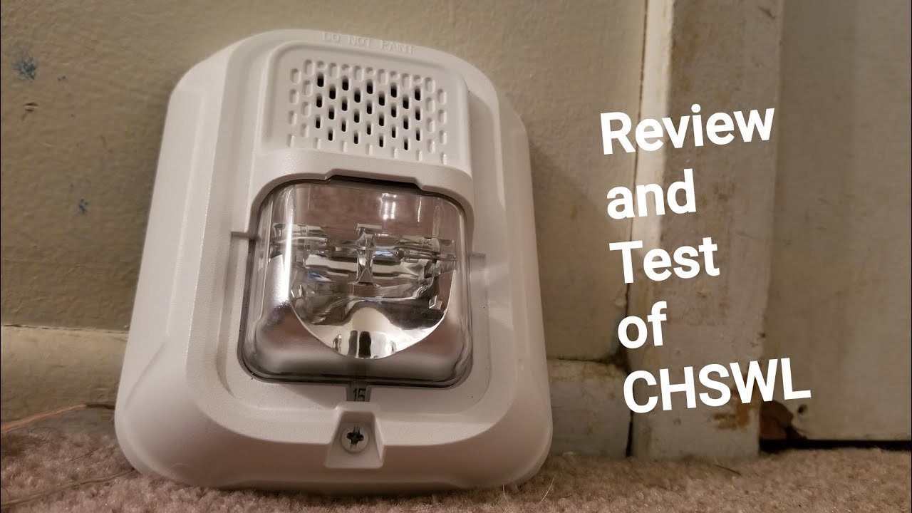 Review and Test of My System Sensor CHSWL Chime Strobe! Other BG-12 Feat.