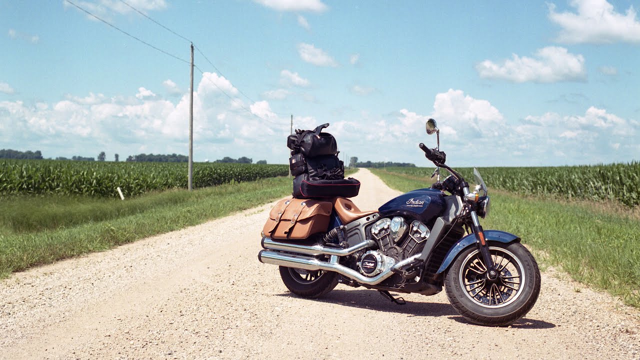 Cross Country Road Trip Day 8, Indian Scout Motorcycle, Mitchell, SD to New Albin, IA