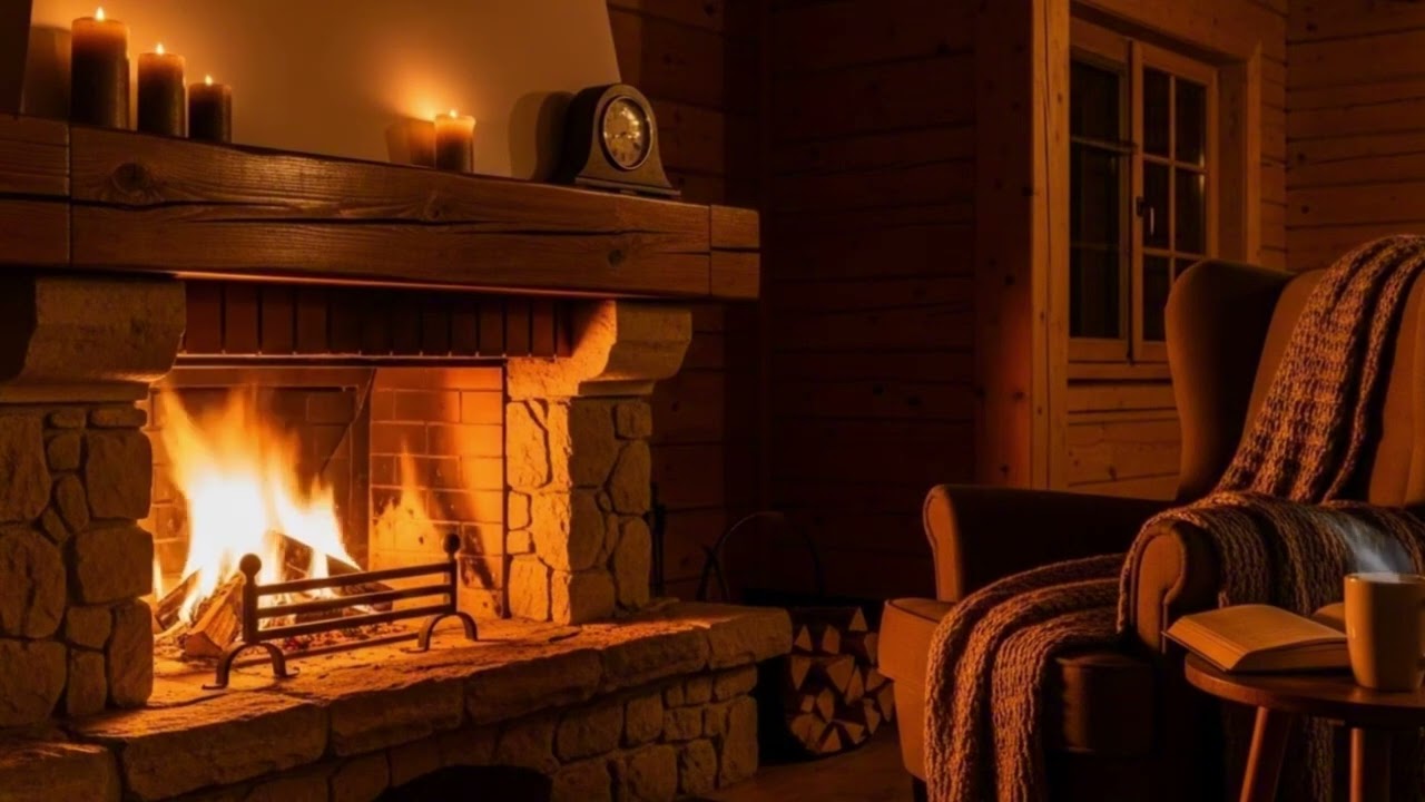 Crackling Fireplace Sounds 🔥 1 Hour of Cozy Fire Ambience (No Music)