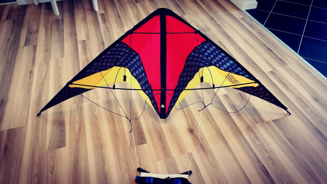 HQ QUICKSTEP 2 STUNT KITE  MAIDEN FLIGHT!!!!!!!!! WOW 😱