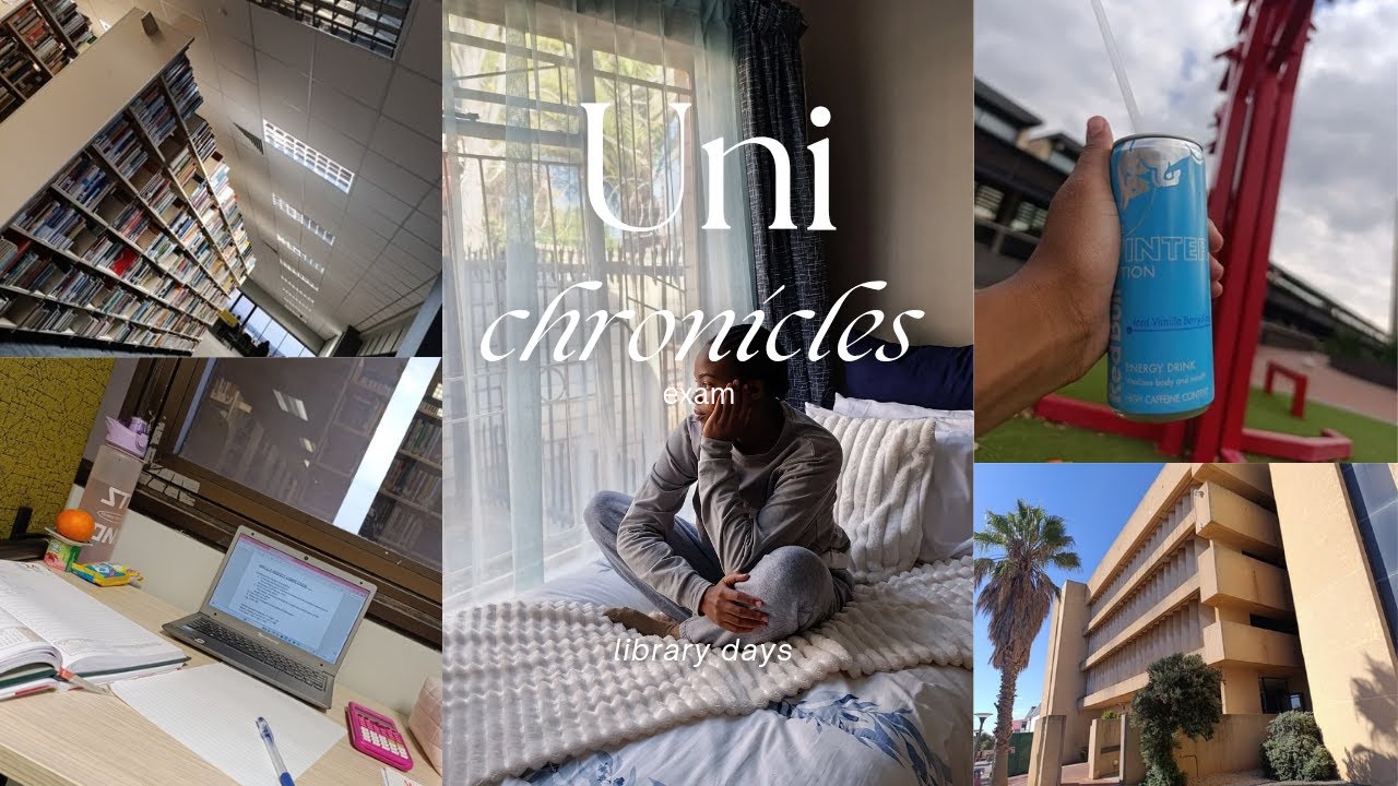 Uni chronicles 🎀✨ GRWM + Library sessions + exam season 🎀✨